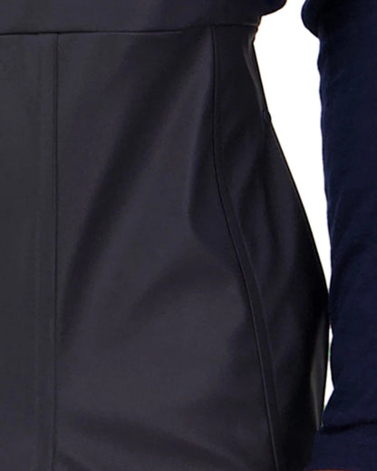 Navy Coloured Line 7 Mens Aqua Max Bib Waterproof Trouser on white background 