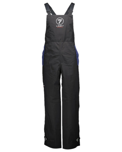 Black Coloured Line 7 Mens Storm Pro 20 Bib Pant V2 on white background 
