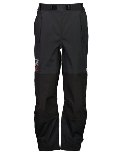 Black coloured Line 7 Mens Territory Storm Pro20 Waterproof Overtrouser on white background 