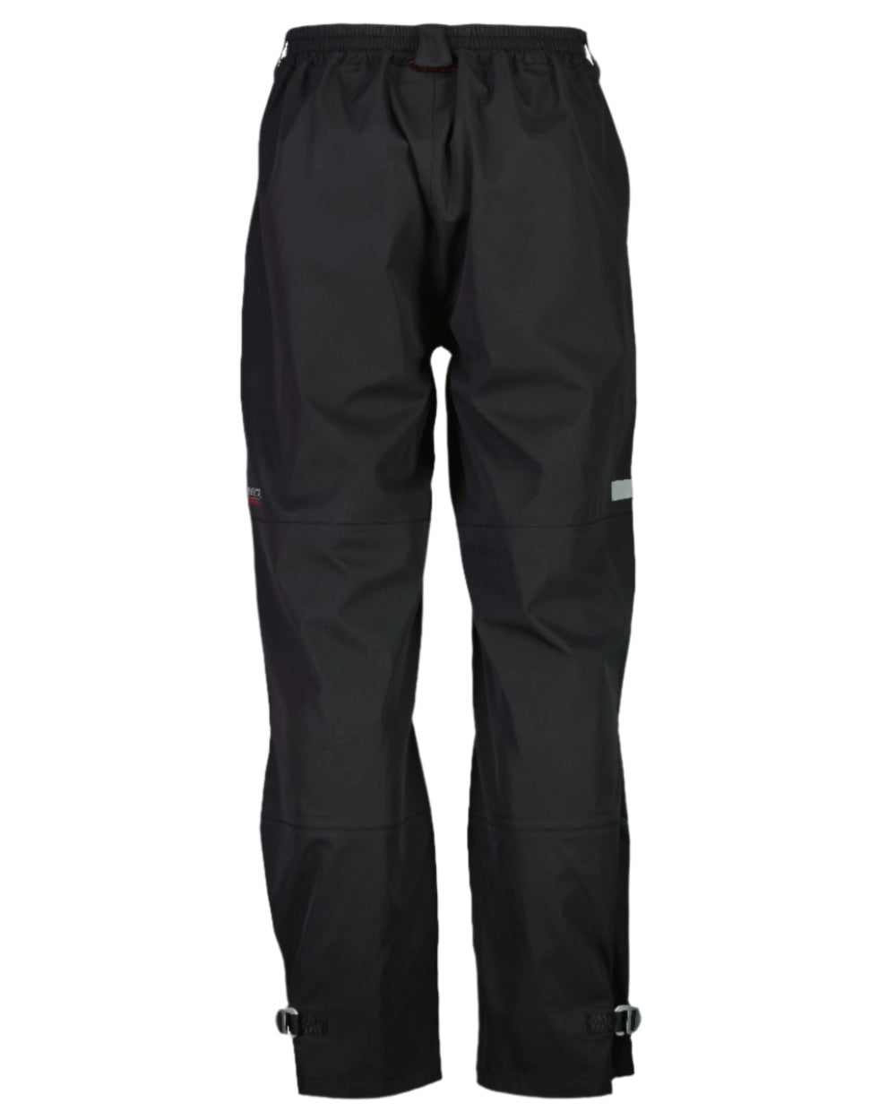 Black coloured Line 7 Mens Territory Storm Pro20 Waterproof Overtrouser on white background 