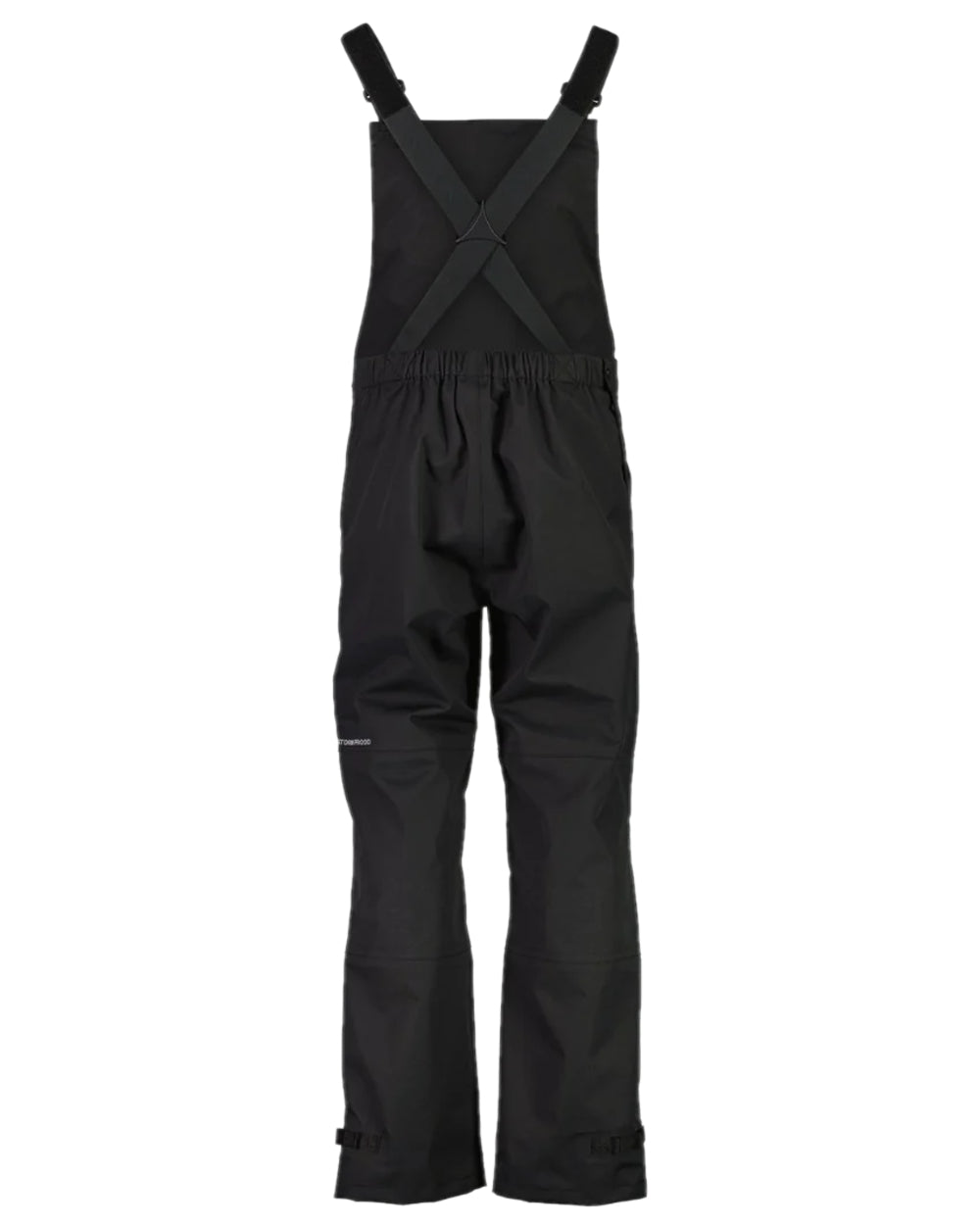 Black Coloured Line 7 Womens Territory Storm Pro20 Waterproof Bib Overtrouser on white background 
