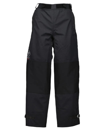 Black coloured Line 7 Womens Territory Storm Pro20 Waterproof Overtrouser on white background 