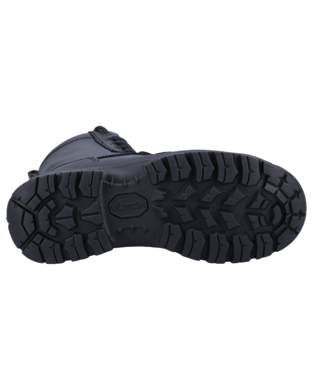 Black Coloured Magnum Elite Shield Met CT CP Waterproof Uniform Safety Boots on white background 