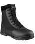 Black Coloured Magnum Mens Classic Uniform Boots on white background 
