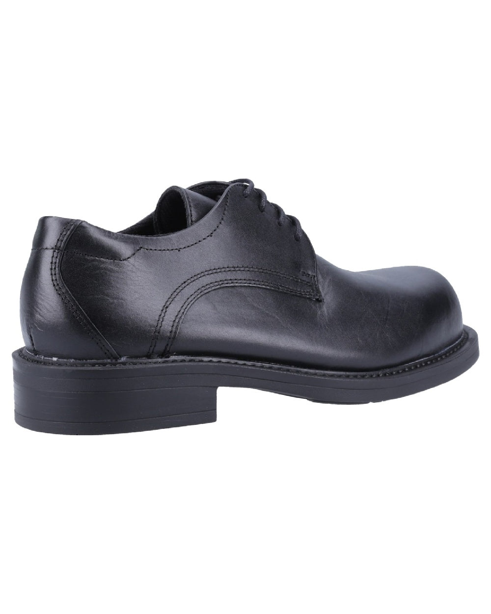 Black Coloured Magnum Mens Duty Lite CT Uniform Safety Shoes on white background 