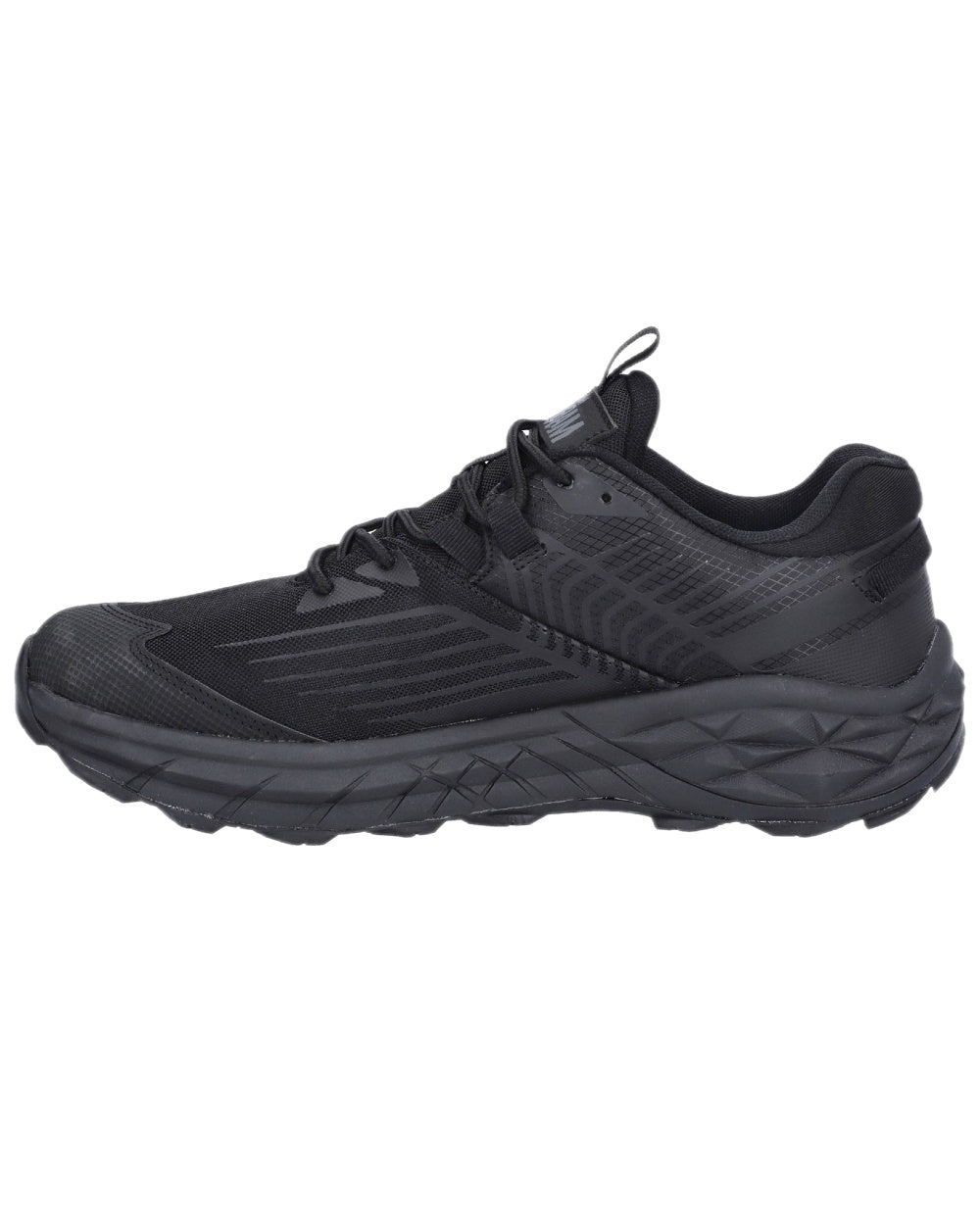 Black Coloured Magnum Mens Geo Storm 3.0 Trainers Shoes on white background 