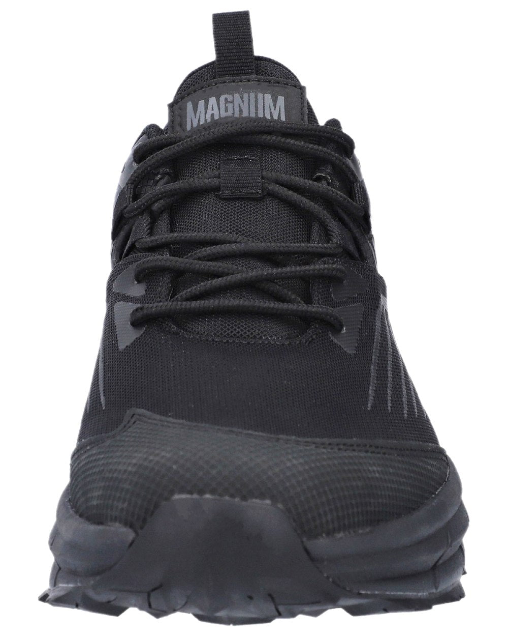 Black Coloured Magnum Mens Geo Storm 3.0 Trainers Shoes on white background 