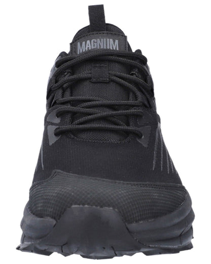 Black Coloured Magnum Mens Geo Storm 3.0 Trainers Shoes on white background 