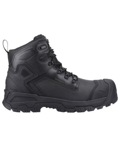 Black Coloured Magnum Mens Highway 6.0 Safety Boots on white background 