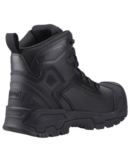 Black Coloured Magnum Mens Highway 6.0 Safety Boots on white background 
