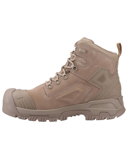 Nubuck Stone Coloured Magnum Mens Highway 6.0 Safety Boots on white background 
