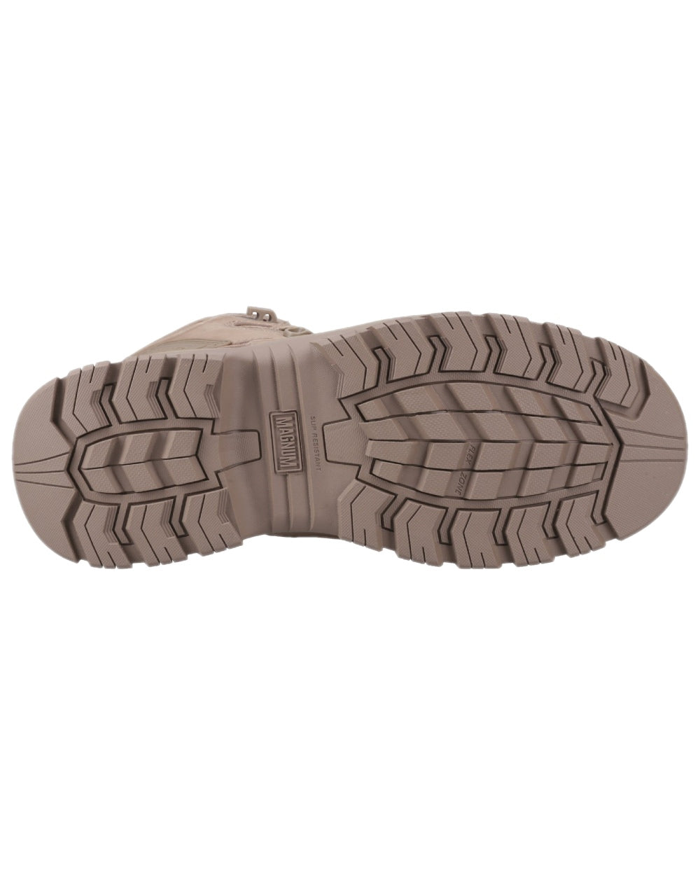 Nubuck Stone Coloured Magnum Mens Highway 6.0 Safety Boots on white background 