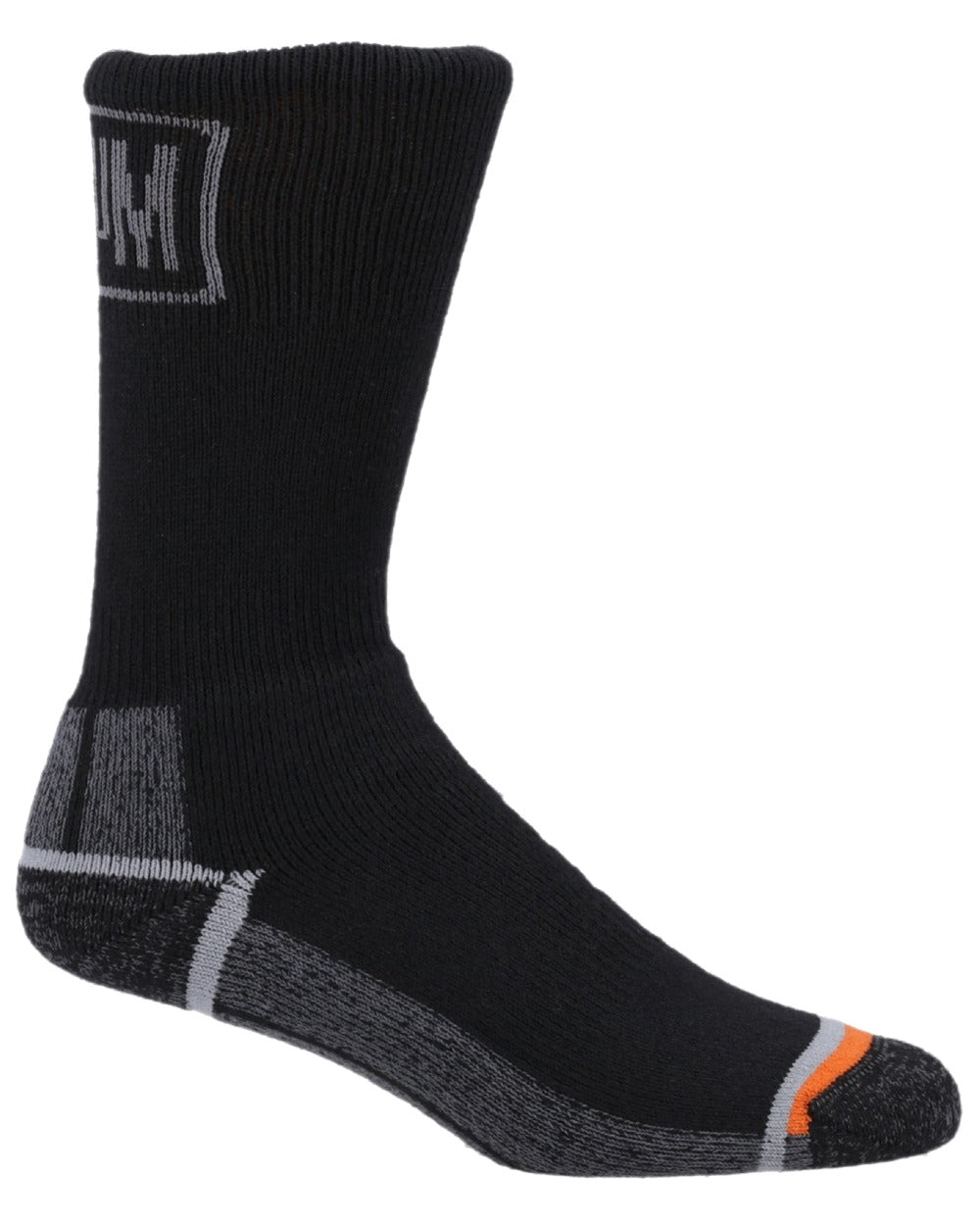 Black Coloured Magnum Mens MX-3 Lightweight Socks on white background 