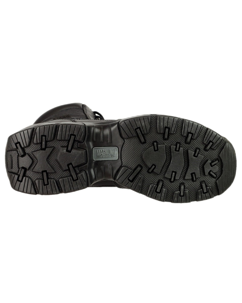 Black Coloured Magnum Mens Panther 8.0 Uniform Boots on white background 