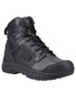 Black Coloured Magnum Mens Spider Exo 6.0 SZ Occupational Boots on white background 