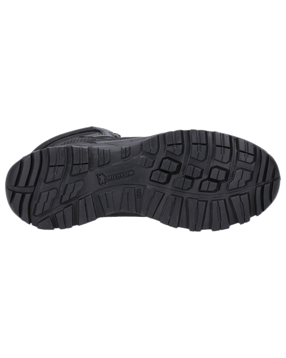 Black Coloured Magnum Mens Spider Exo 6.0 Waterproof M-Lock Occupational Boots on white background 
