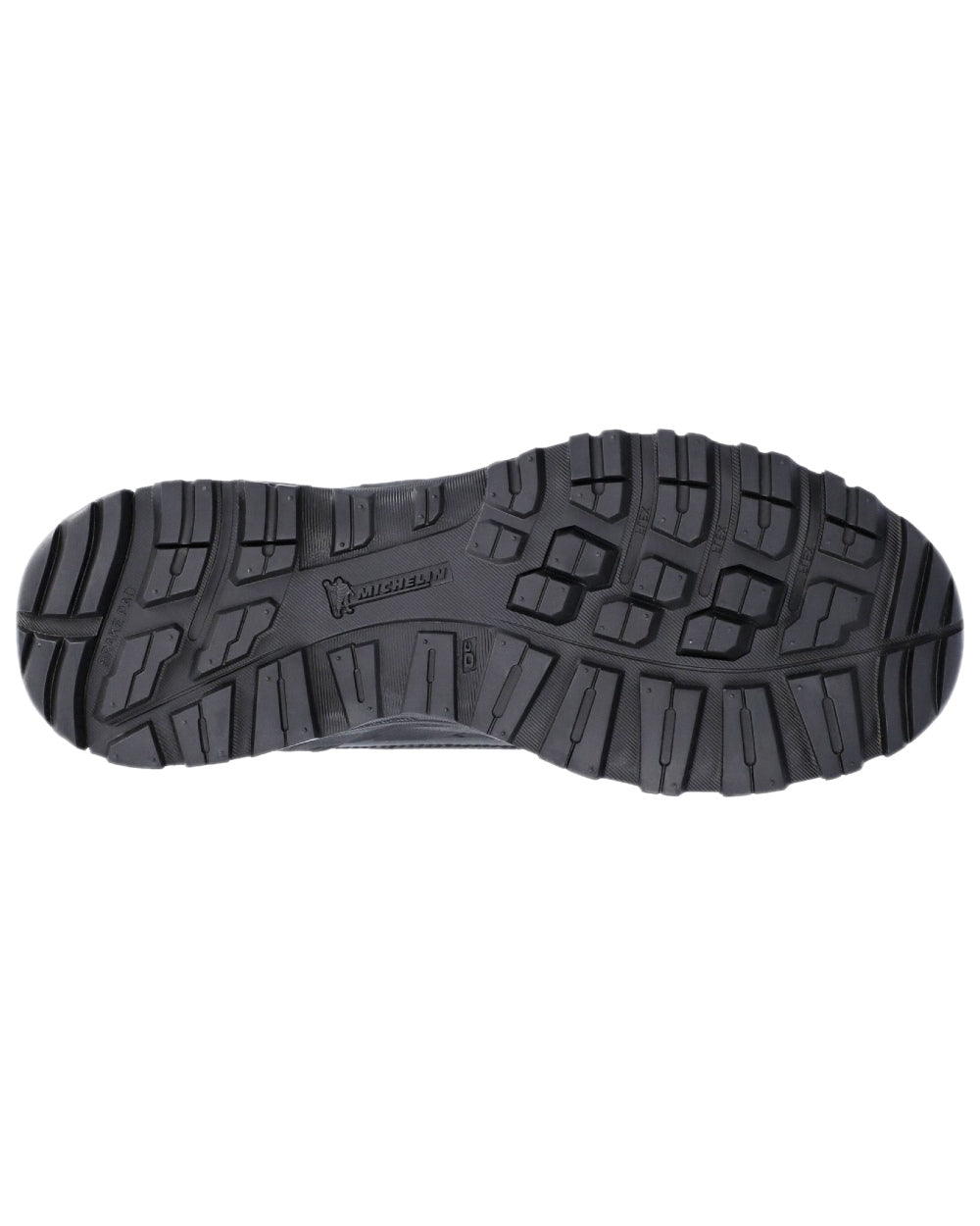 Black Coloured Magnum Mens Spider Exo 8.0 CT Waterproof Safety Boots on white background 