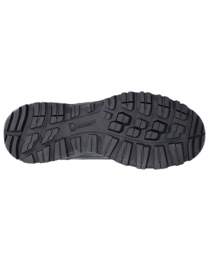 Black Coloured Magnum Mens Spider Exo 8.0 CT Waterproof Safety Boots on white background 