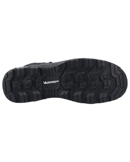 Black Coloured Magnum Mens Storm Force 6.0 Waterproof Safety Boots on white background 