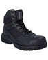 Black Coloured Magnum Mens Vanguard 6.0 CT CP Safety Boots on white background 