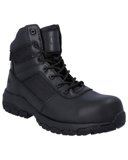 Black Coloured Magnum Mens Vanguard 6.0 Occupational Boots on white background 