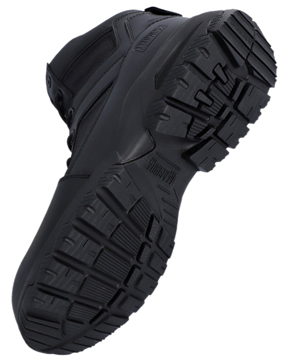 Black Coloured Magnum Mens Vanguard 6.0 Occupational Boots on white background 