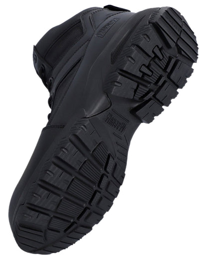 Black Coloured Magnum Mens Vanguard 6.0 Occupational Boots on white background 