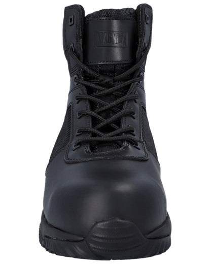 Black Coloured Magnum Mens Vanguard 6.0 Occupational Boots on white background 