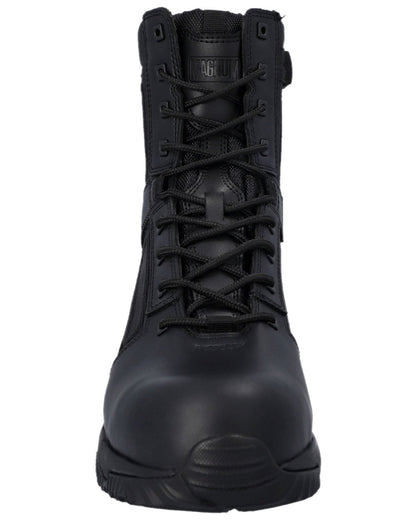 Black Coloured Magnum Mens Vanguard 8.0 CT CP SZ Safety Boots on white background 