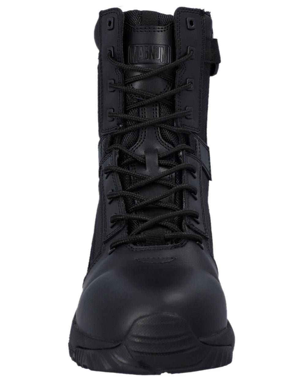 Black Coloured Magnum Mens Vanguard 8.0 Occupational Boots on white background 