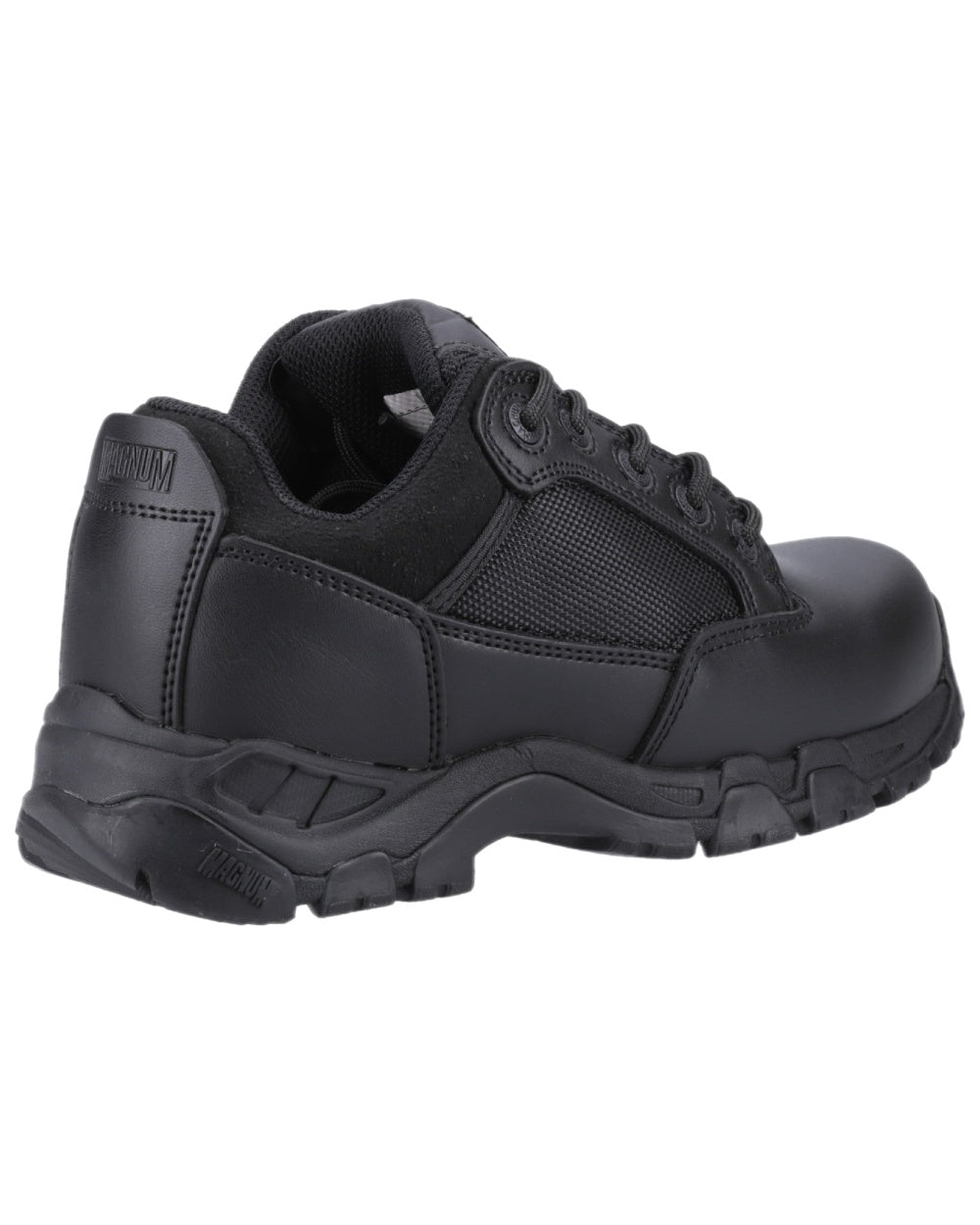 Black Coloured Magnum Mens Viper Pro 3.0 Plus Uniform Shoes on white background 