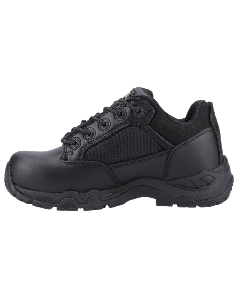 Black Coloured Magnum Mens Viper Pro 3.0 Plus Uniform Shoes on white background 