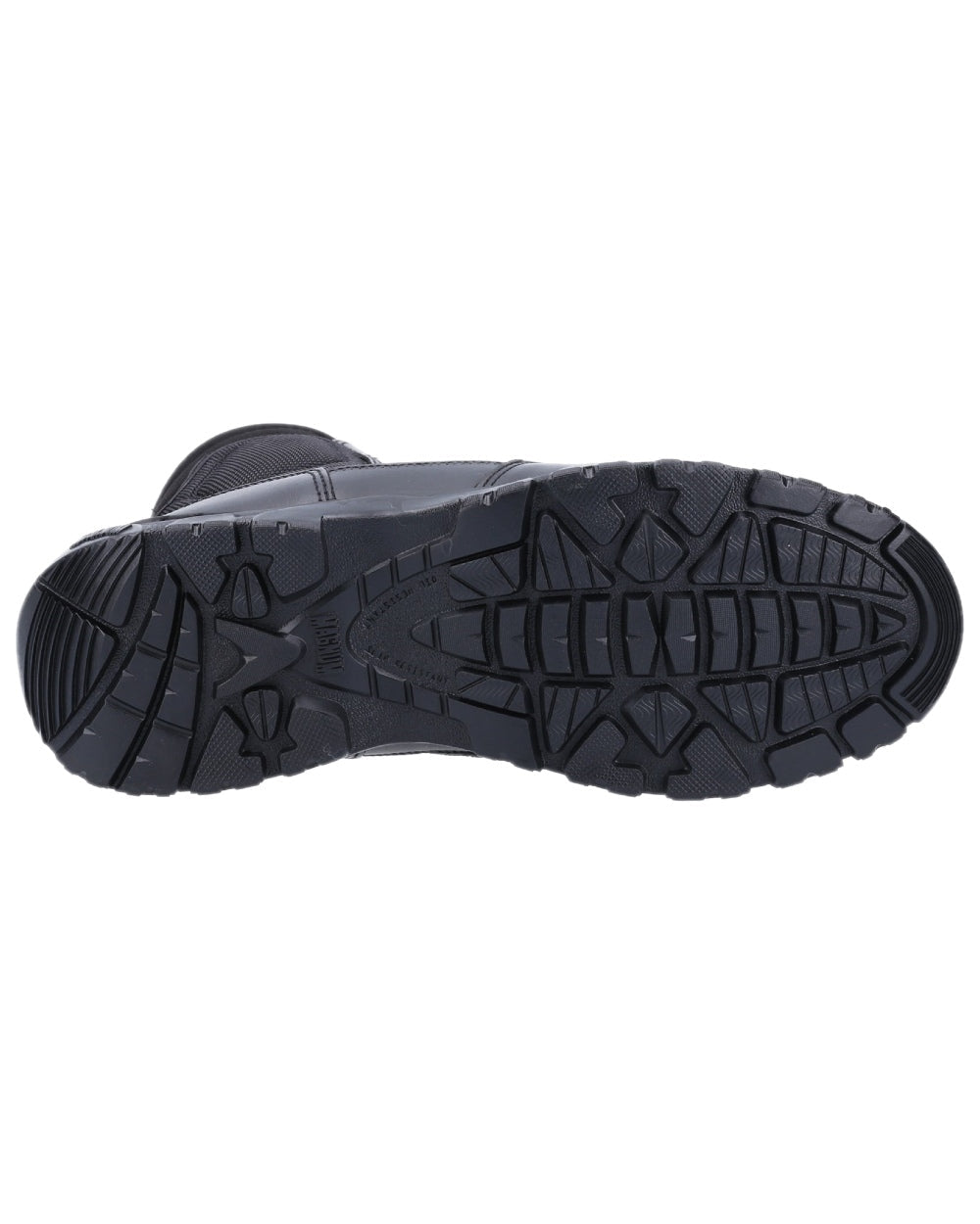 Black Coloured Magnum Mens Viper Pro 8.0 Plus Side-Zip Uniform Boots on white background 