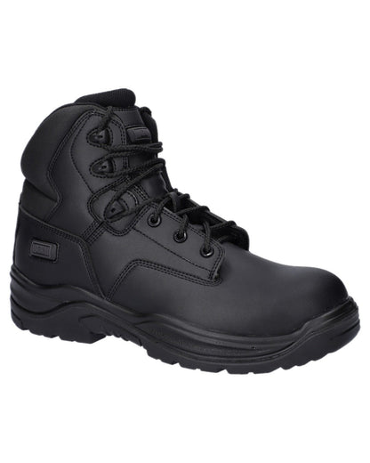 Black Coloured Magnum Precision Sitemaster CT CP Vegan Uniform Safety Boots on white background 