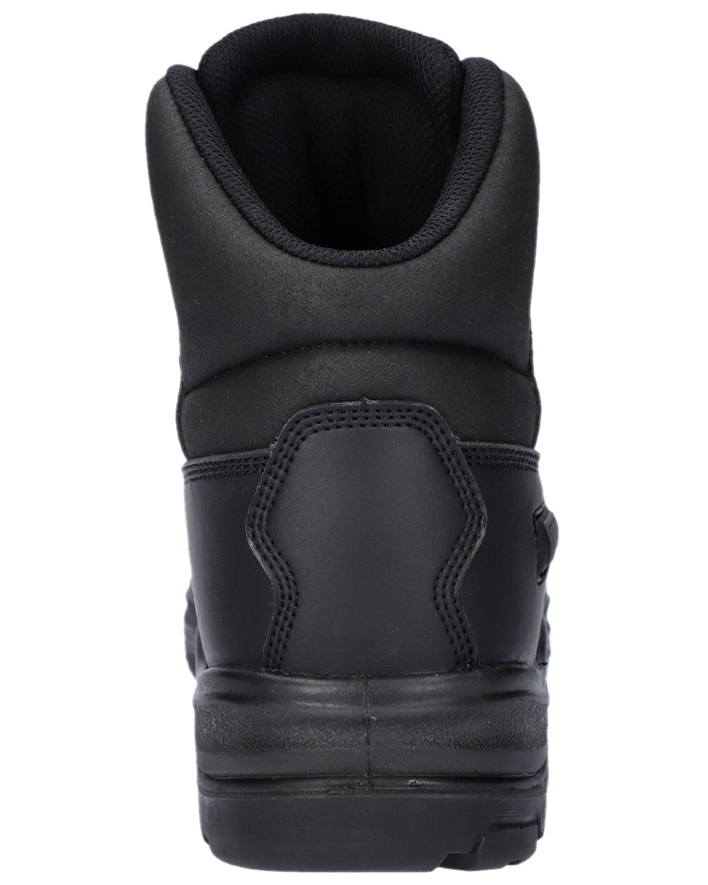 Black Coloured Magnum Precision Sitemaster CT CP Vegan Uniform Safety Boots on white background 
