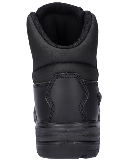 Black Coloured Magnum Precision Sitemaster CT CP Vegan Uniform Safety Boots on white background 