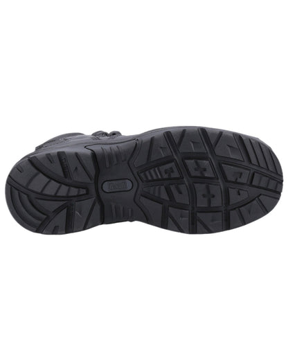 Black Coloured Magnum Responder Side-Zip CT CP Waterproof Uniform Safety Boots on white background 