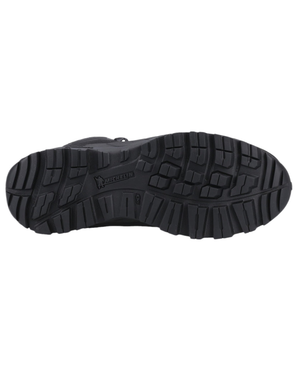 Black Coloured Magnum Ultima Pro 6.0 Waterproof Uniform Boots on white background 