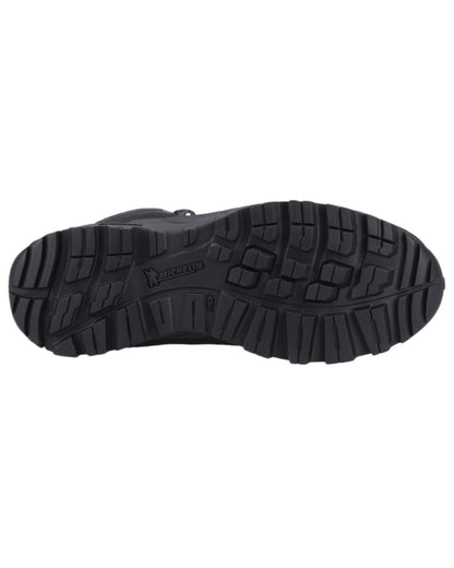 Black Coloured Magnum Ultima Pro 6.0 Waterproof Uniform Boots on white background 