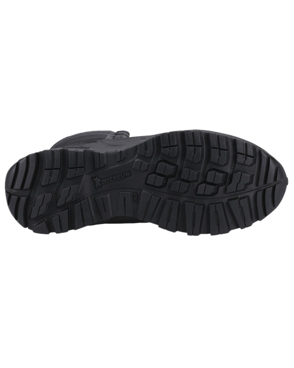 Black Coloured Magnum Ultima Pro 8.0 Waterproof Side-Zip Uniform Boots on white background 