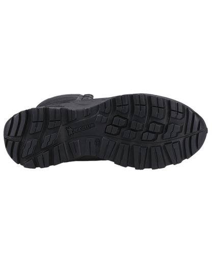 Black Coloured Magnum Ultima Pro 8.0 Waterproof Side-Zip Uniform Boots on white background 