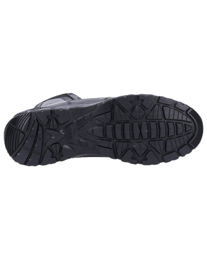 Black Coloured Magnum Viper Pro 8.0 Plus Leather Waterproof Uniform Boots on white background 