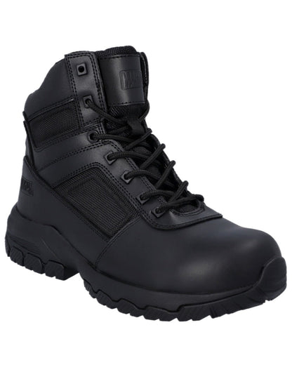 Black Coloured Magnum Womens Vanguard 6.0 Occupational Boots on white background 
