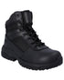 Black Coloured Magnum Womens Vanguard 6.0 Occupational Boots on white background 