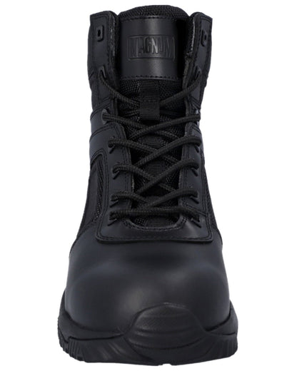 Black Coloured Magnum Womens Vanguard 6.0 Occupational Boots on white background 