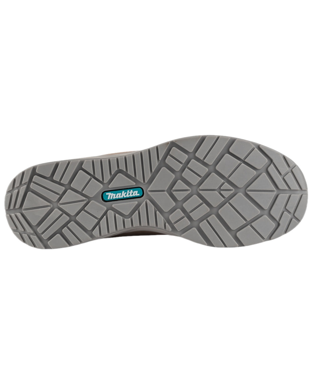 Stone Coloured Makita Mens Anjo Safety Boots on white background 