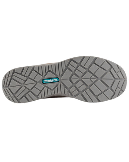 Stone Coloured Makita Mens Anjo Safety Boots on white background 