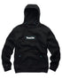 Black Coloured Makita Mens Origin Hoodie on white background 
