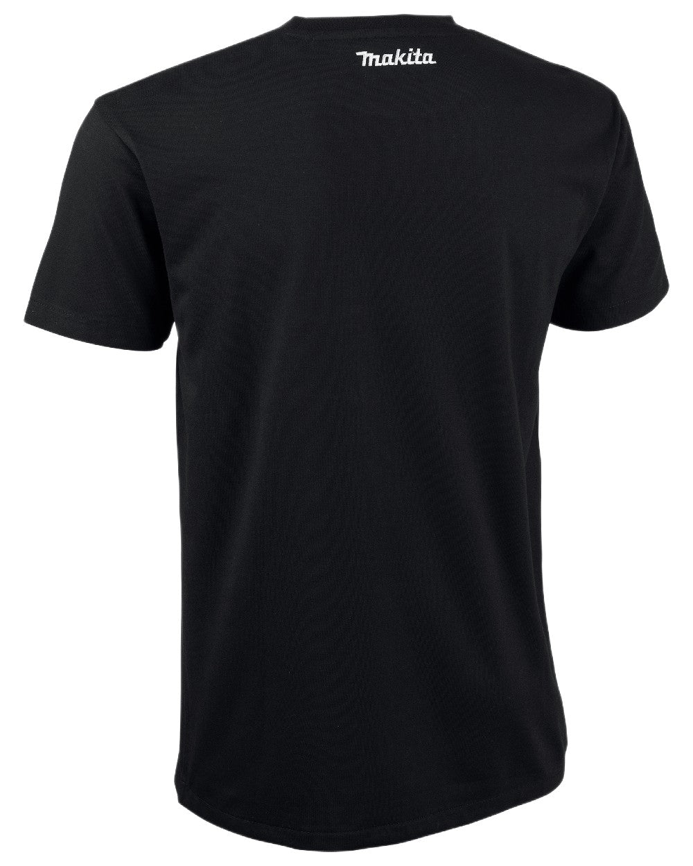 Black Coloured Makita Mens Origin T-Shirt on white background 