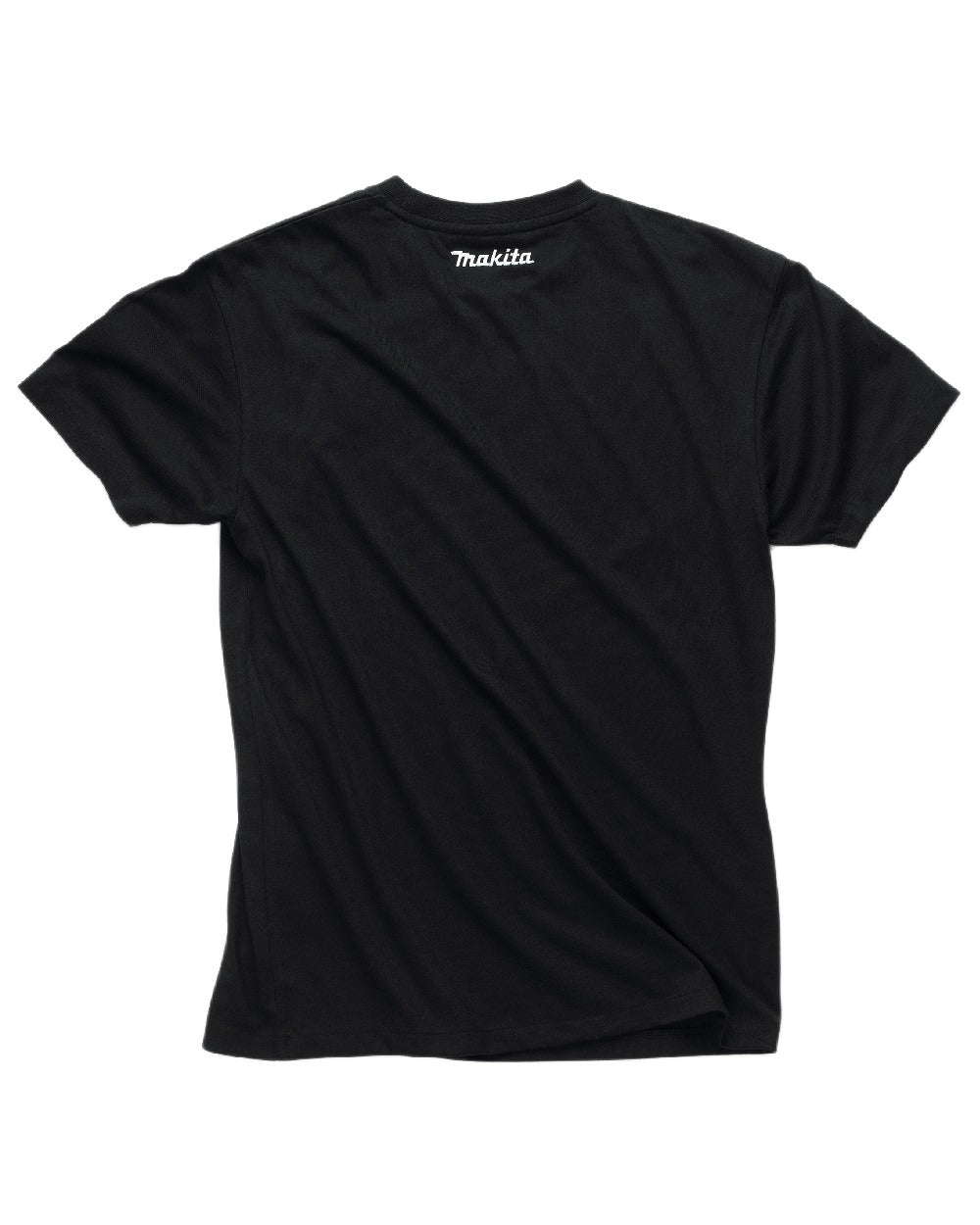 Black Coloured Makita Mens Origin T-Shirt on white background 